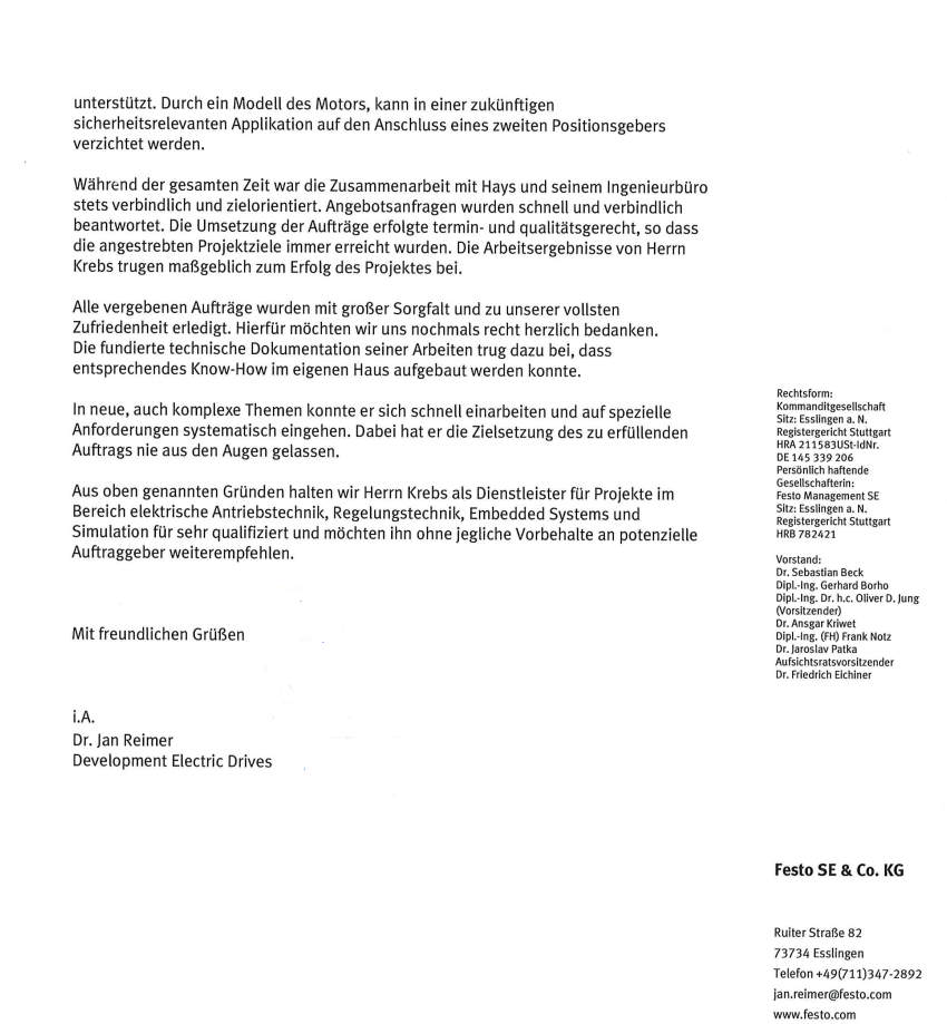 Referenzschreiben Festo – Seite 2